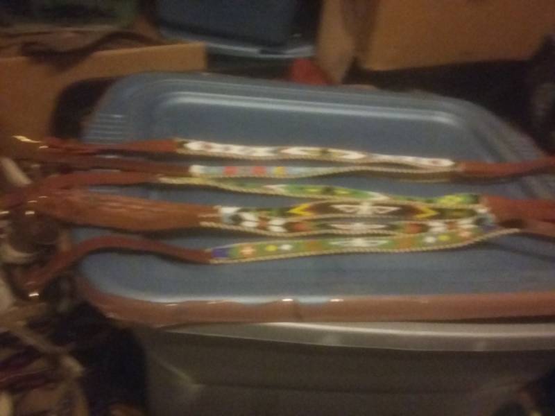 Vintage Deadstock Leder Und Perlengürtel Neue Alte Frauen Tragen Mit Jeans Hosen Stiefel Schuhe T Shirt Pick 2 von MitchAmericanvintage