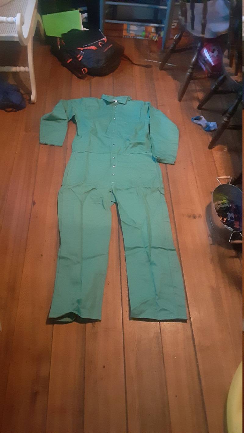 Vintage Deadstock Nos Coverall Pant 1Stück Jumpsuit Made Usa Herren Medium 1970 Wear Sneaker Schuh T Shirt Jacke Stiefel von MitchAmericanvintage