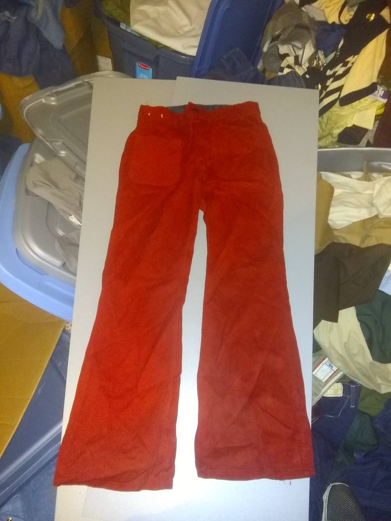 Vintage Deadstock Patch Pocket Schlaghose 1970 Hippie Männer 29x31 31x31 36x33 Jeans Usa Hose Baumwolle Retro T-Shirt Sneaker Schuh Stiefel von MitchAmericanvintage