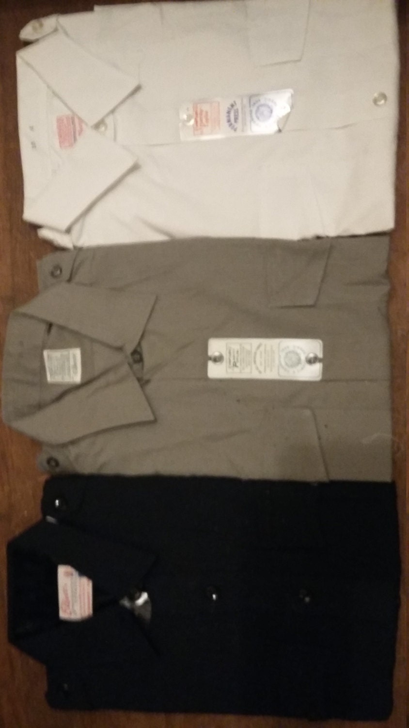 Vintage Deadstock Uniform Aus Usa Baumwolle 1960Er Jahre Arbeitshemden Herren Neue Alte Langarm-Pick 1 Tragen Es Jeans T-Shirt Stiefel Oder von MitchAmericanvintage