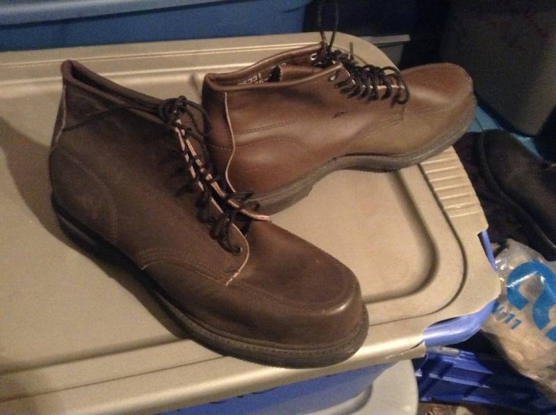 Vintage Georgia Riesen Deadstock Leder Stiefel Nos Schuh Stahl Schaft 1970 Männer 8 8.5 9 10 10.5 Made Usa Tragen Jeans T Shirt Mantel Jacke Vintage Georgia Riesen Deadstock Leder Stiefel Nos Schuh Stahl Schaft 1970 Männer 8 8.5 9 10 10.5 Made Usa Tragen Jeans T Shirt Mantel Jacke von MitchAmericanvintage