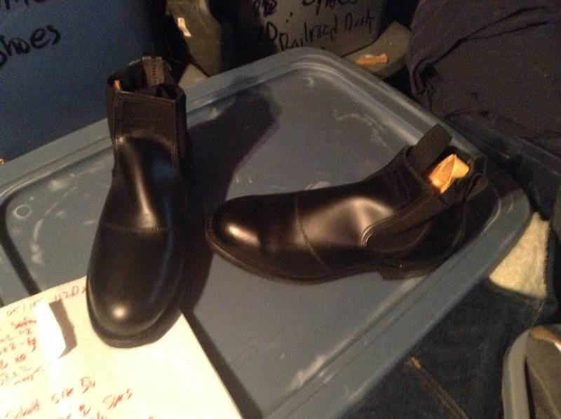 Vintage Herren 6 Oder 10 Chelsi Motorrad Stahl Toe Militär Schuh Stiefel Leder Oberer Genäht Sohle Made Usa Tragen Jeans T-Shirt Mantel Jacke Hose von MitchAmericanvintage