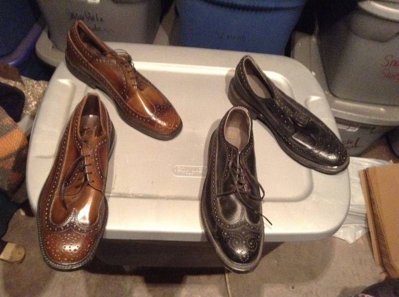 Wingtip Herren Vintage Neu 1970 Schuhe Jarman Oder Dexter Leder Genäht Sohle Nicht Stiefel Pick 1 Paar Gr. 8 C. D 12B 9, 5 9, 5C Usa von MitchAmericanvintage