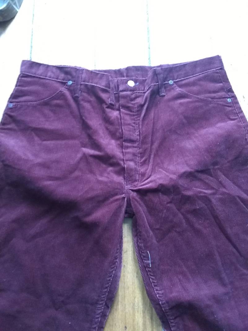 Wrangler Cord Ausgestelltes Bein Jeans Herren 42x32 30x34 32x32 33x34 34x34Nos Deadstock Vintage Made Usa Neu 1970 Pant Sneaker T Shirt Schuhjacke von MitchAmericanvintage