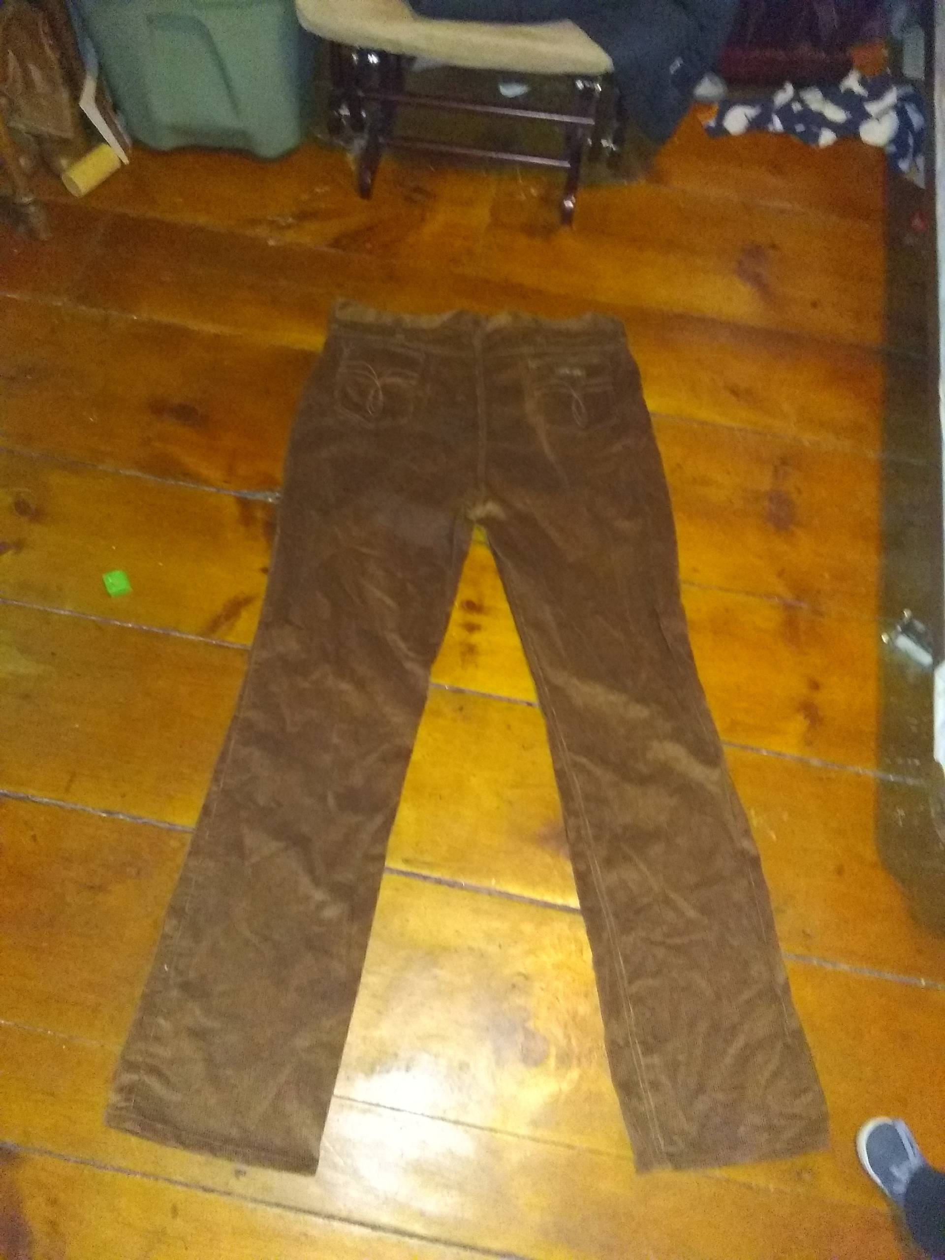 Wrangler Cord Bootcut Flair Designer Herren 42x38 Jean Deadstock Vintage Made Usa Neu 1980 Pant Wear Boot Sneaker T Shirt Schuhjacke Mantel von MitchAmericanvintage