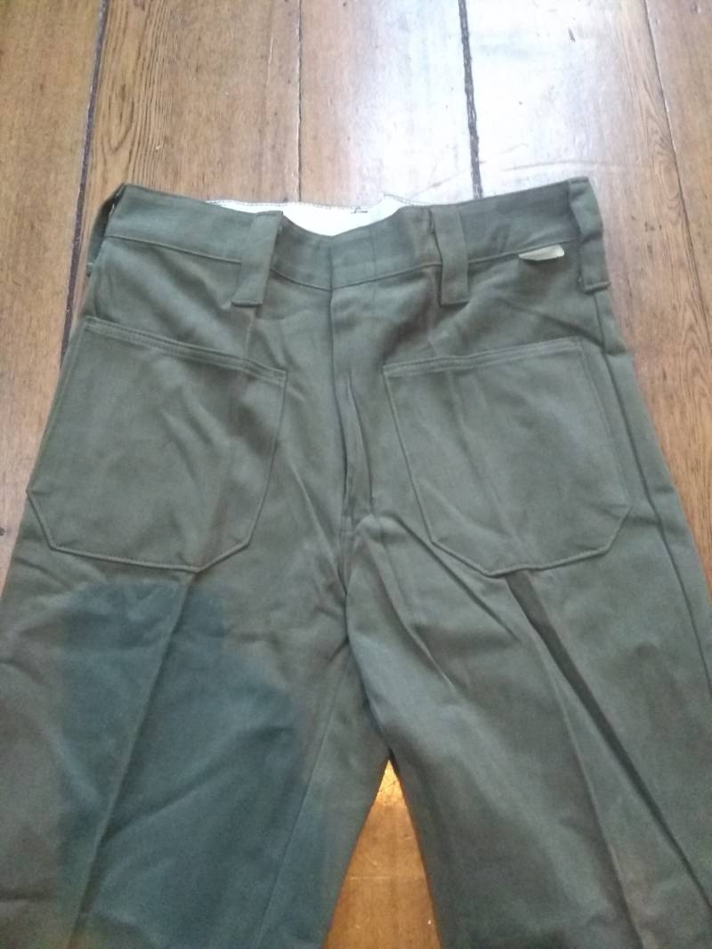 Wrangler Deadstock 1970 Vintage Aufnäher Tasche Bellbottom Jeans Baumwolle Made Usa Herren 29x32 30x34 32x34 33x30 31x30 Pant Zipper Front Sneaker von MitchAmericanvintage