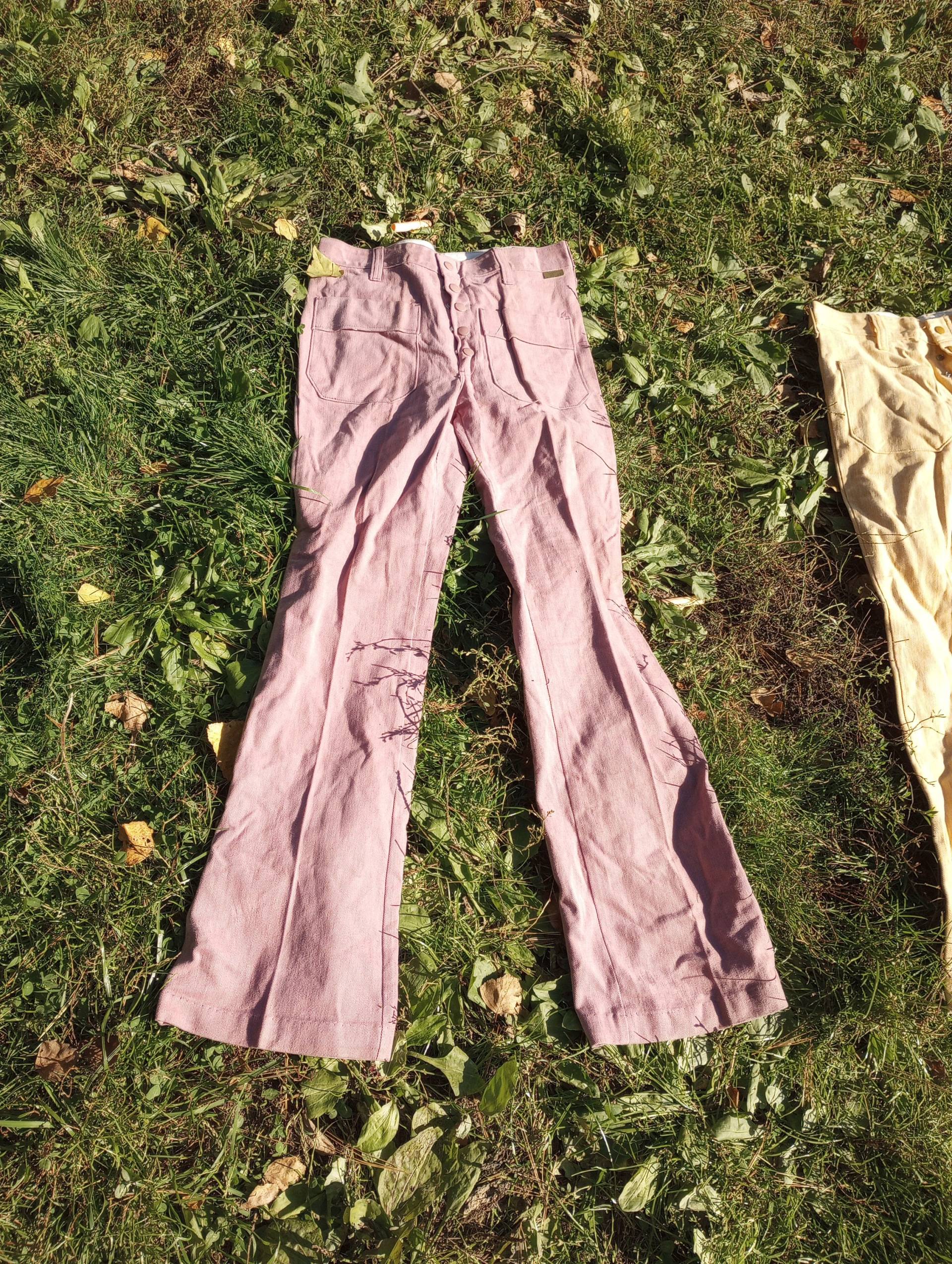 Wrangler Deadstock Nos Patch Pocket Bellbottom Jean Baumwolle Usa Hose Herren 30x30 33x32 31x30 32x32 34x30 Hi Rise Shoe Sneaker Jacket von MitchAmericanvintage