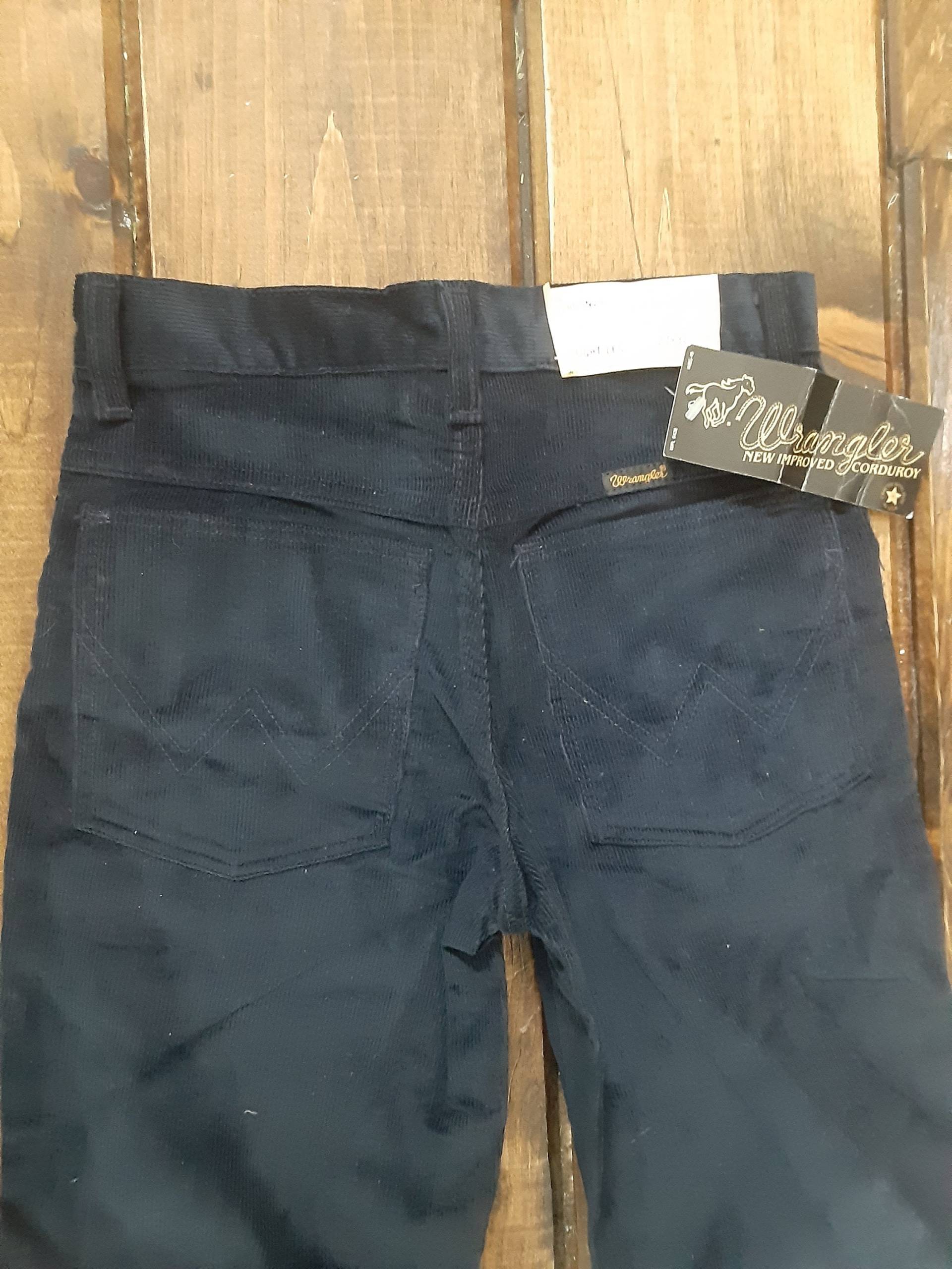 Wrangler Herren 27x34 27x32 Student 1980Er Jahre Cord Usa Pant Vintage New Deadstock Gerades Bein Jeans T-Shirt Schuhjacke Sneaker von MitchAmericanvintage