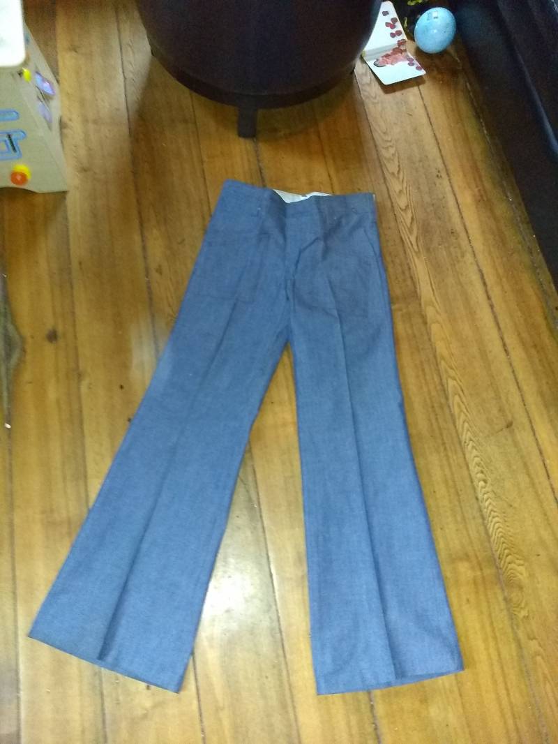 Wrangler Twill Denim Bellbottom Vintage Jeans Herren 29x30 30x30 32x32 Hose Neu 1970 Retro Disco Made Usa Wear Sneaker T Shirt Schuhjacke von MitchAmericanvintage