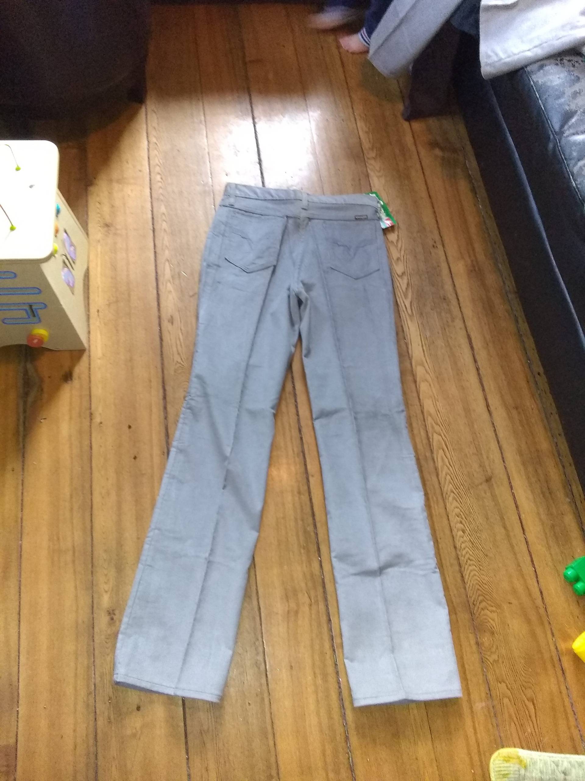 Wrangler Vintage Cord Deadstock 1980 Herren 30x34 34x30 34x36 Jeans Made Usa Hose Neu Hochhaus Retro Gerade Bein Sneaker Shirt Stiefelschuh von MitchAmericanvintage