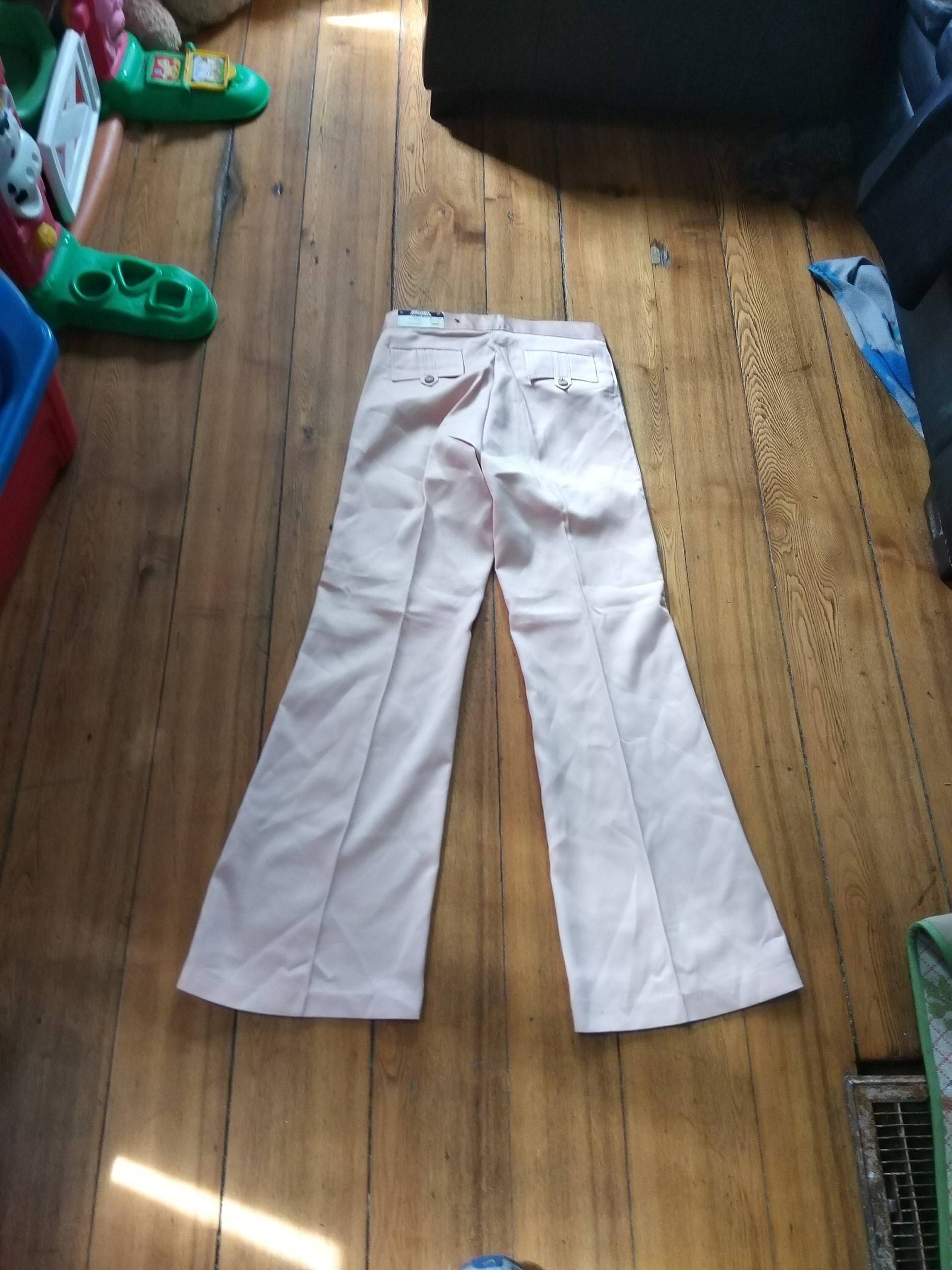 Wright Vintage Deadstock Nos 1970 Disco Männer 32x33 33x30 34x34 Jean Usa Hose Neue Poly Baumwolle Schlaghose Sneaker T-Shirt Schuh Stiefel von MitchAmericanvintage