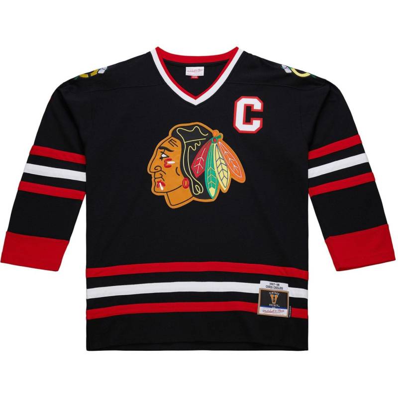 Chris Chelios Chicago Blackhawks 1997 M&N NHL Jersey von Mitchell & Ness