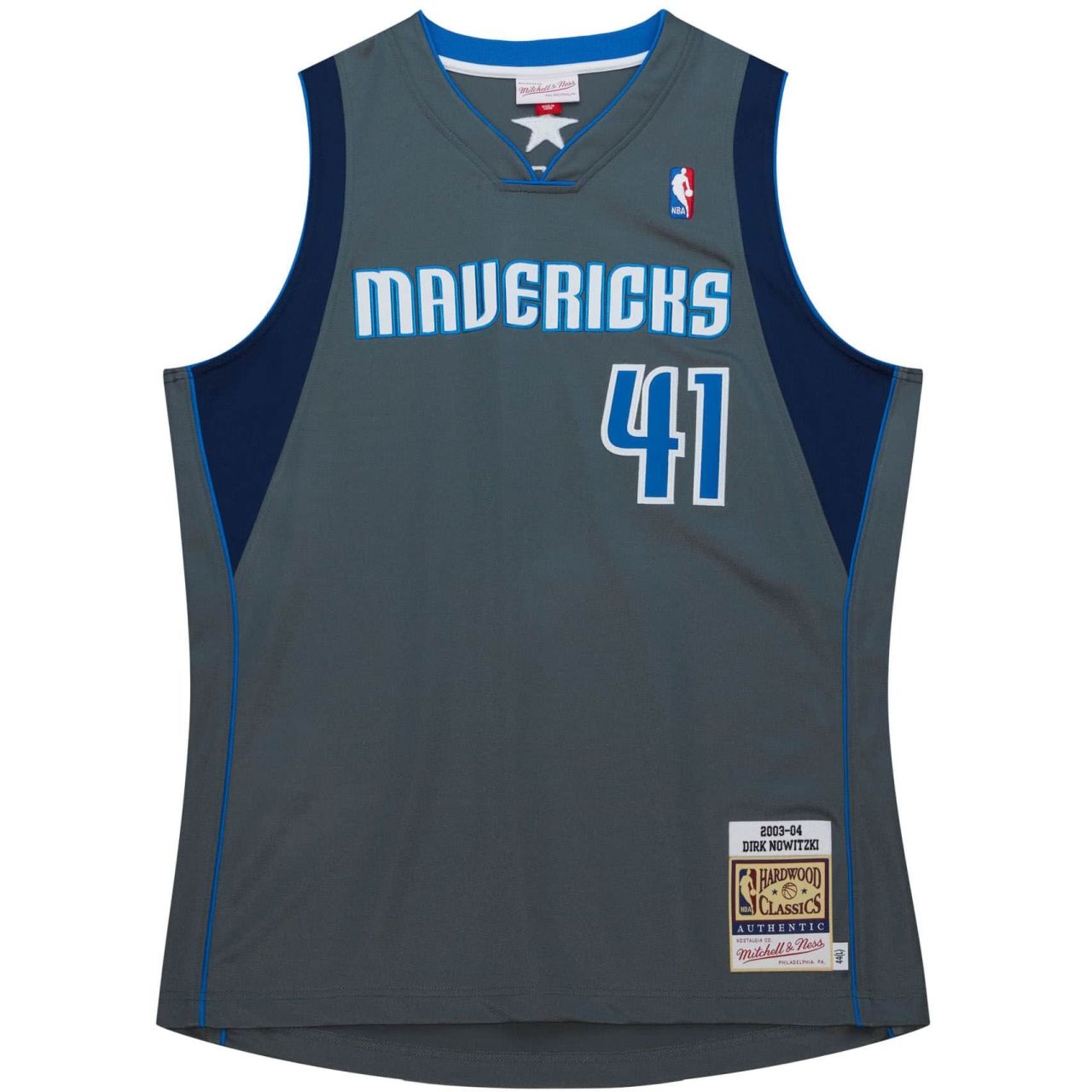 Dirk Nowitzki Dallas Mavericks Authentic Swingman Jersey von Mitchell & Ness