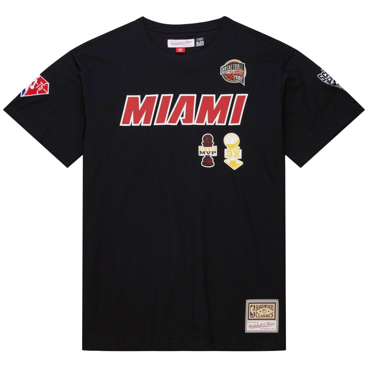 Dwyane Wade Miami Heat HALL OF FAME Shirt von Mitchell & Ness