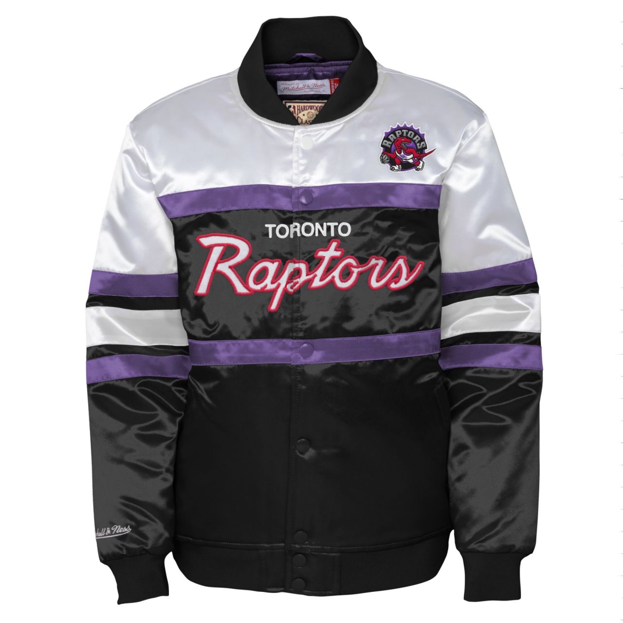 Kinder Heavyweight Satin Jacke - Toronto Raptors von Mitchell & Ness