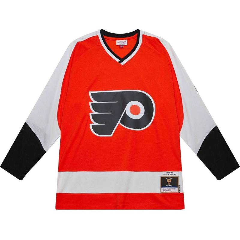 M&N Blue Line Bernie Parent Philadelphia Flyers 1974 Jersey von Mitchell & Ness