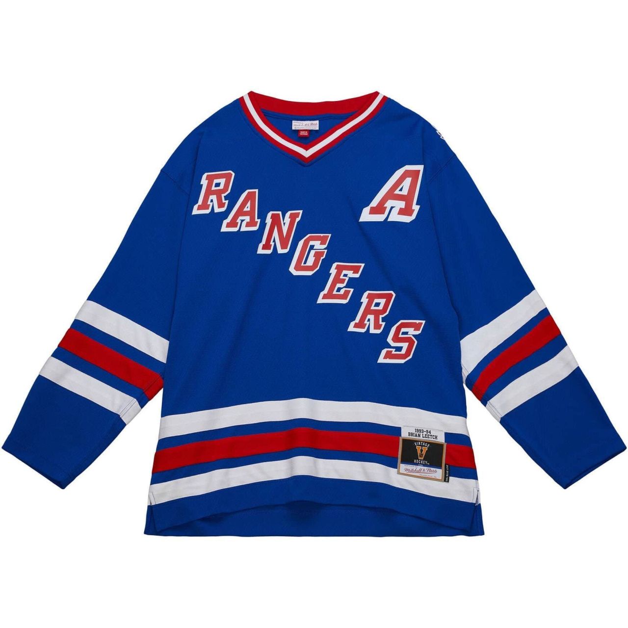 M&N Blue Line Brian Leetch New York Rangers 1993 Jersey von Mitchell & Ness