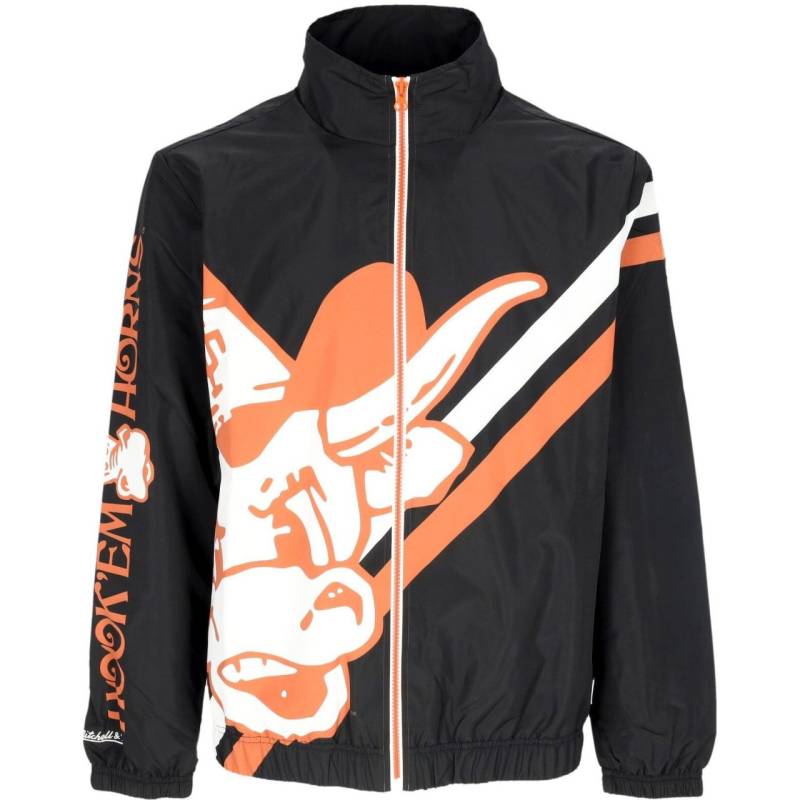 M&N Exploded Logo Warm Up Jacke University of Texas von Mitchell & Ness
