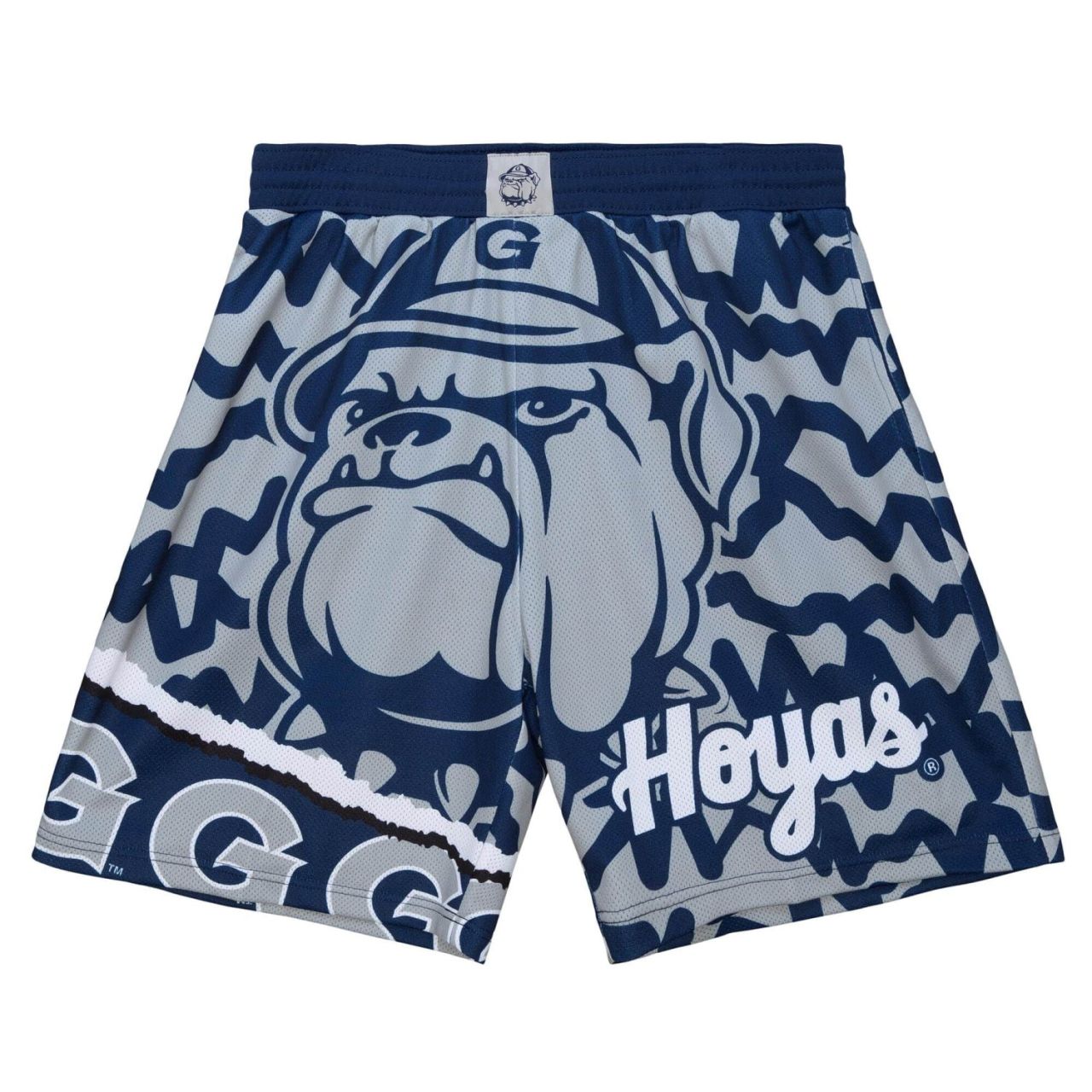 M&N Georgetown University JUMBOTRON Shorts von Mitchell & Ness