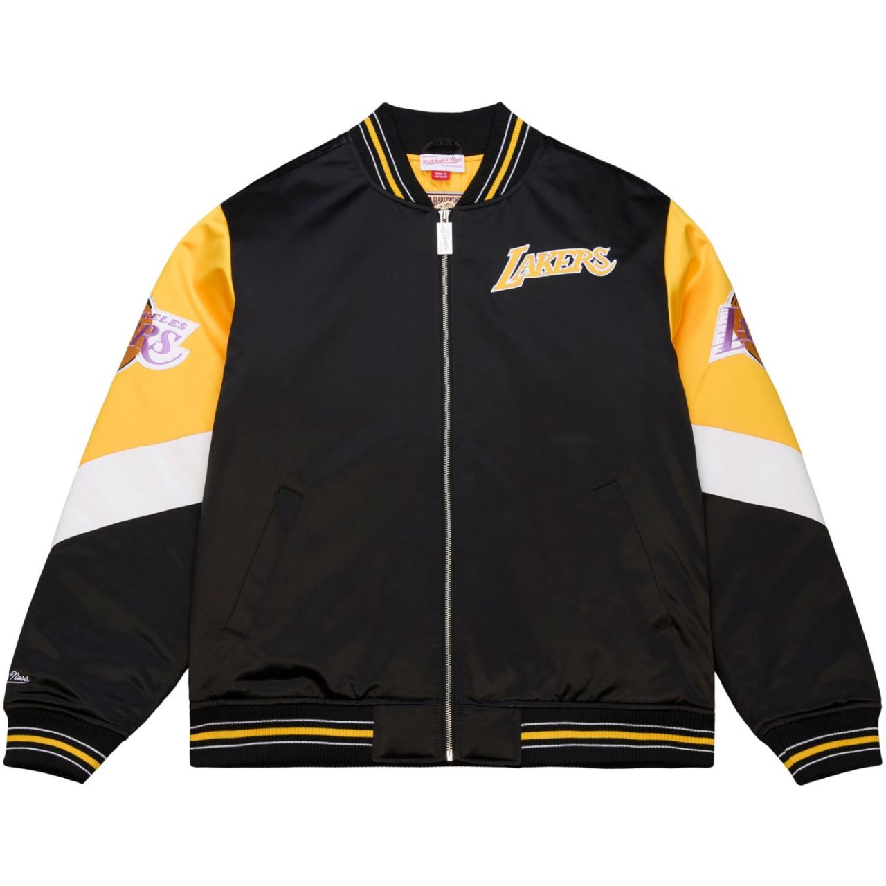 M&N Heavyweight Satin Jacke NBA Los Angeles Lakers von Mitchell & Ness