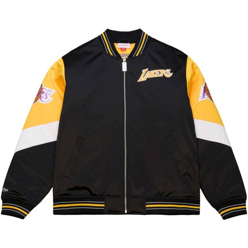 M&N Heavyweight Satin Jacke NBA Los Angeles Lakers von Mitchell & Ness