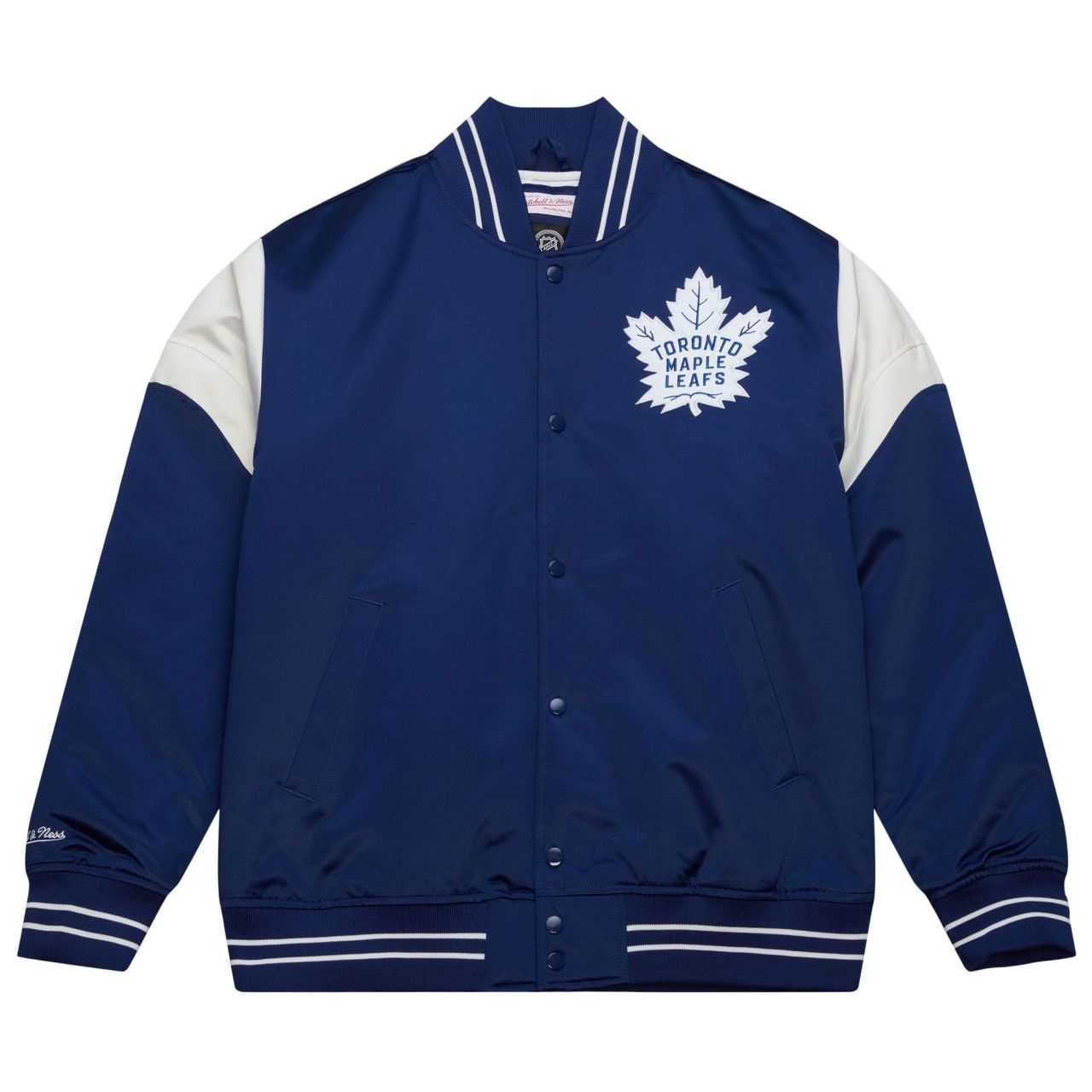 M&N Heavyweight Satin Jacke NHL Toronto Maple Leafs von Mitchell & Ness