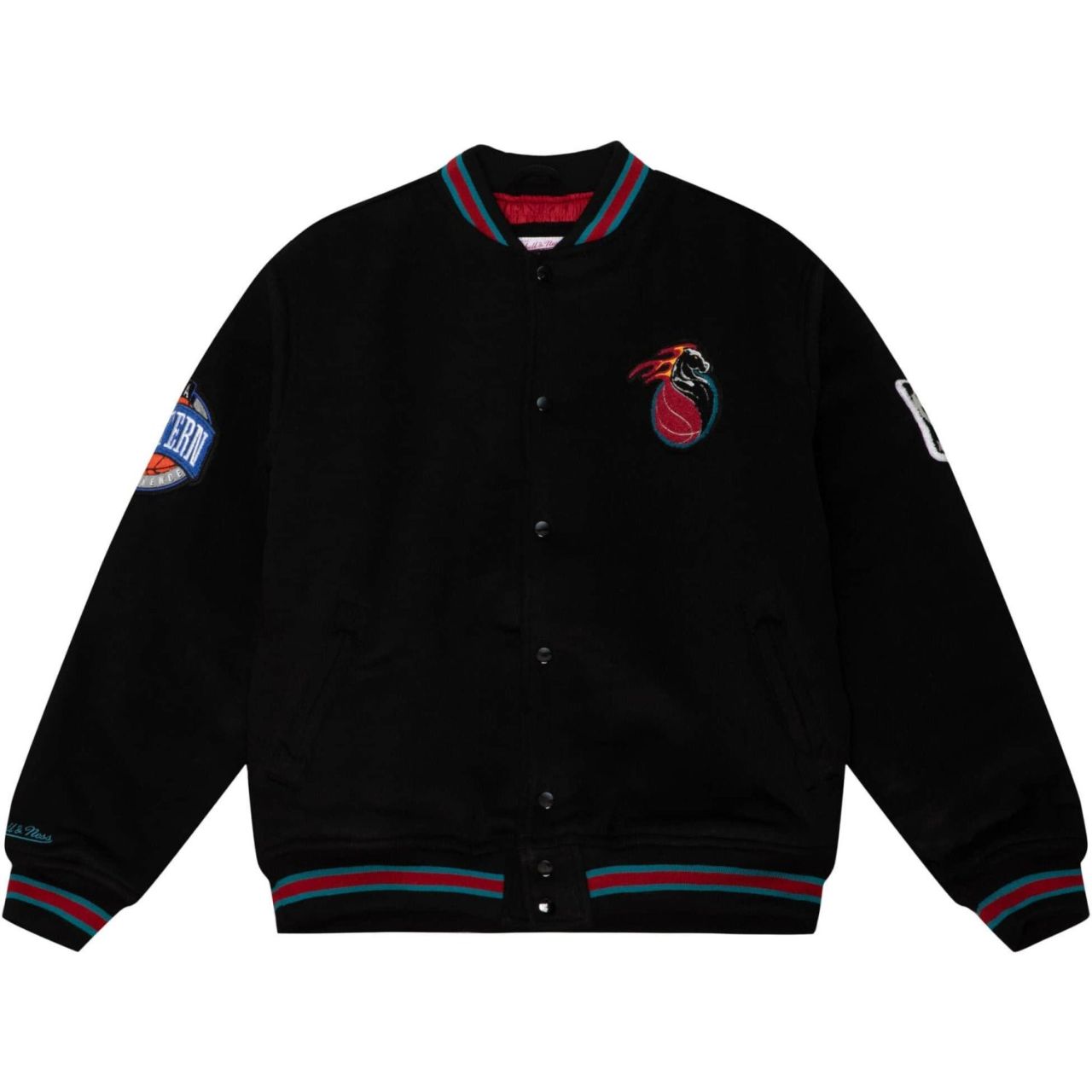 M&N Heavyweight Wool Varsity Jacke - Detroit Pistons von Mitchell & Ness