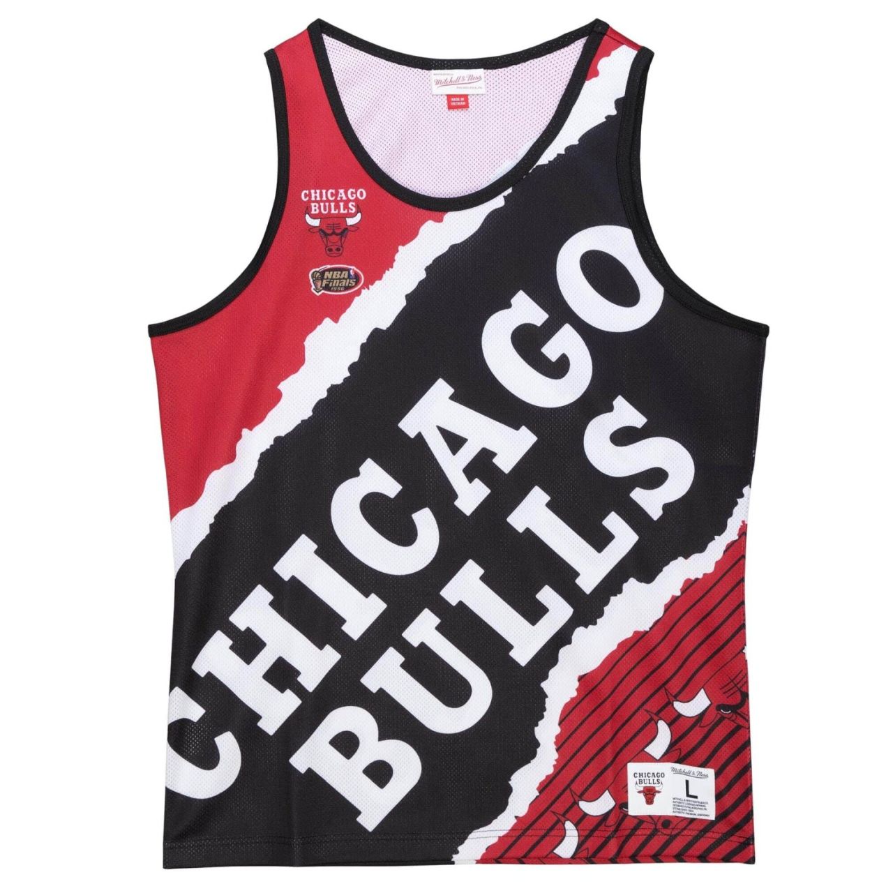 M&N JUMBOTRON Basketball Jersey Tank Chicago Bulls von Mitchell & Ness