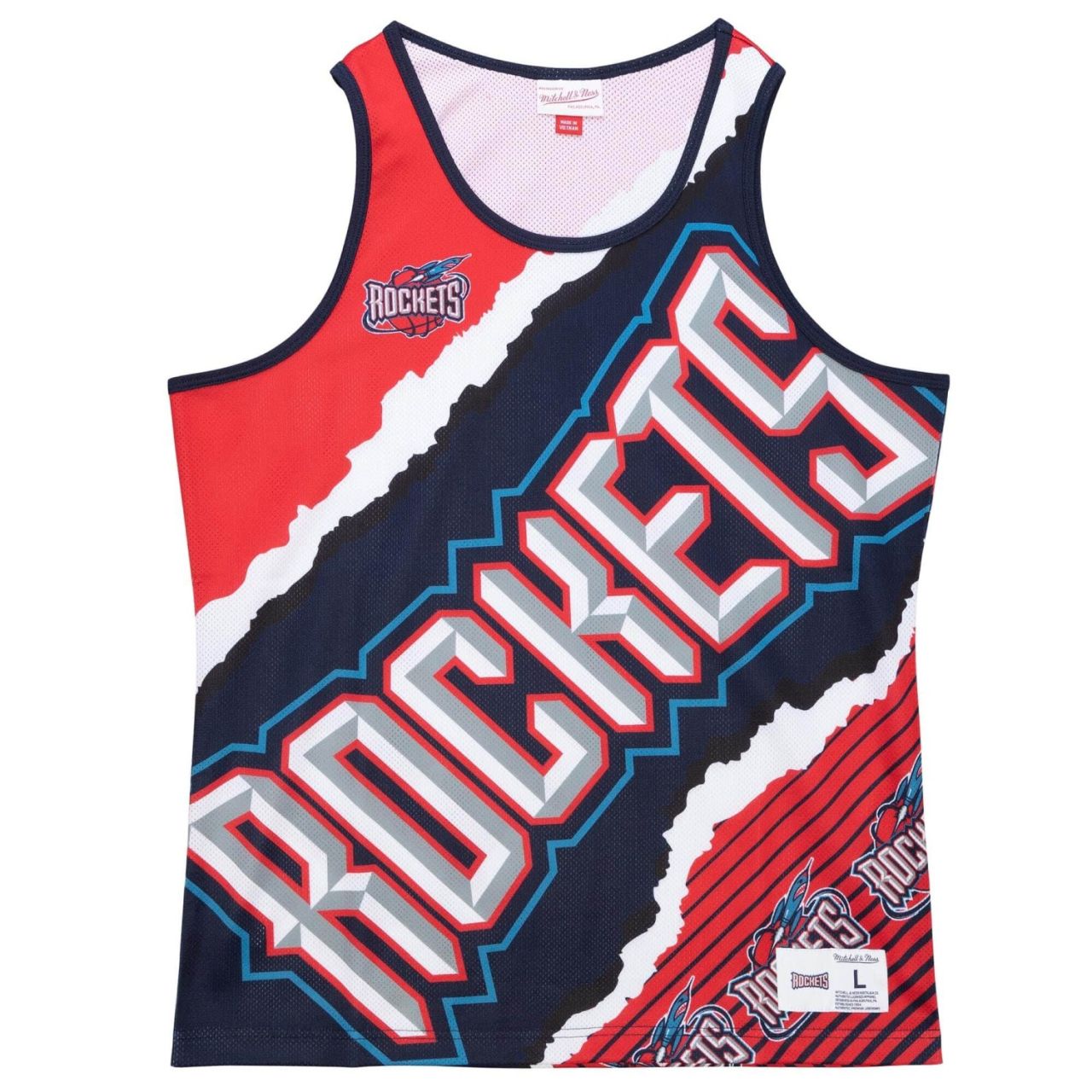 M&N JUMBOTRON Basketball Jersey Tank Houston Rockets von Mitchell & Ness