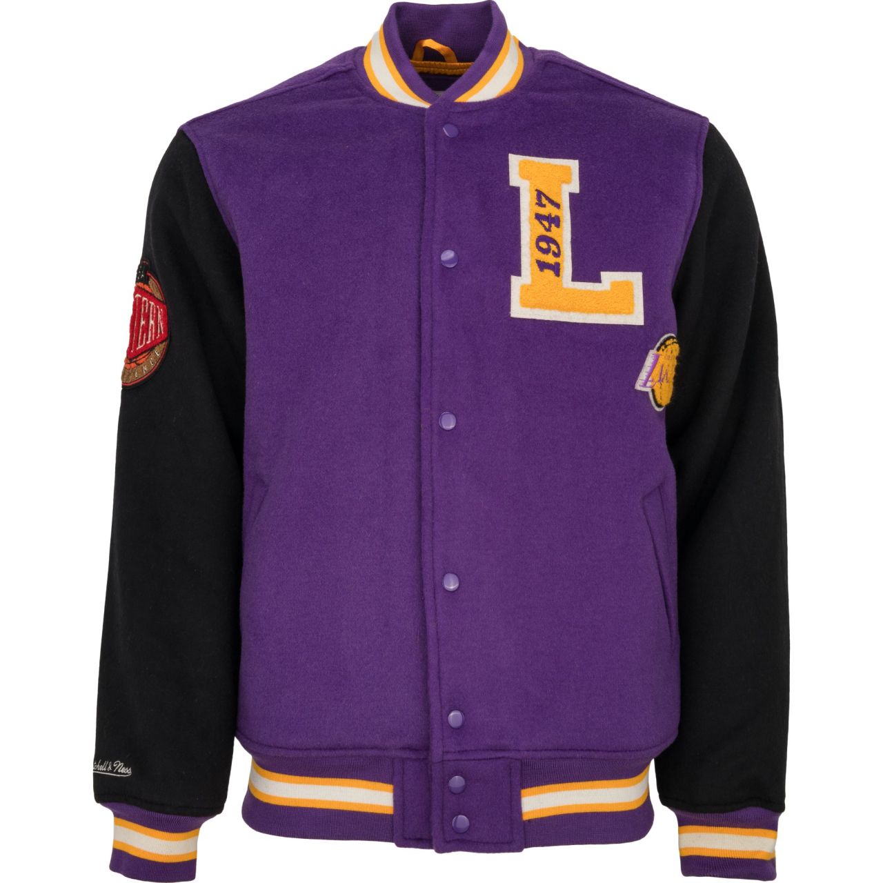 M&N Legacy Varsity Wool Jacke - NBA Los Angeles Lakers von Mitchell & Ness