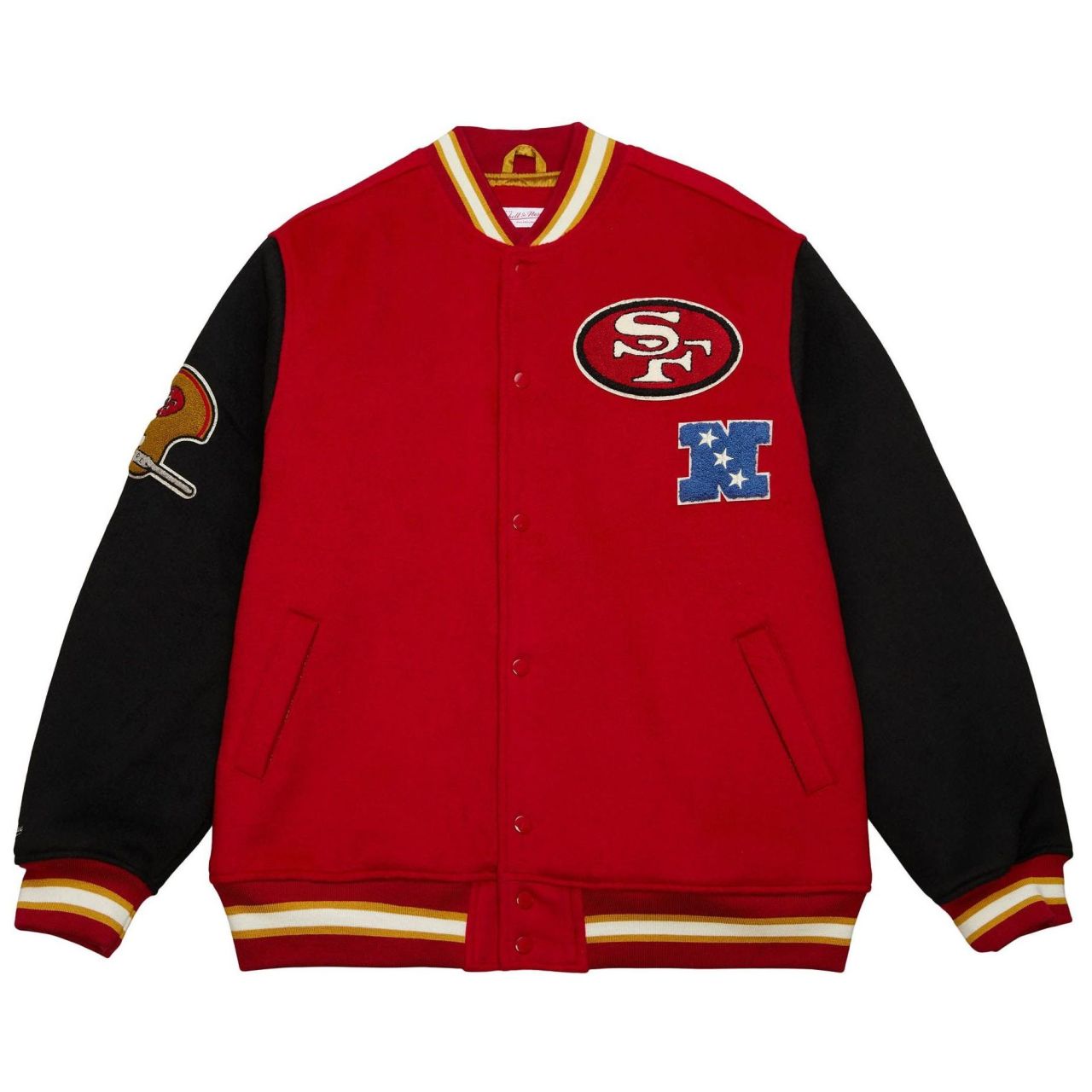 M&N Legacy Varsity Wool Jacke - NFL San Francisco 49ers von Mitchell & Ness