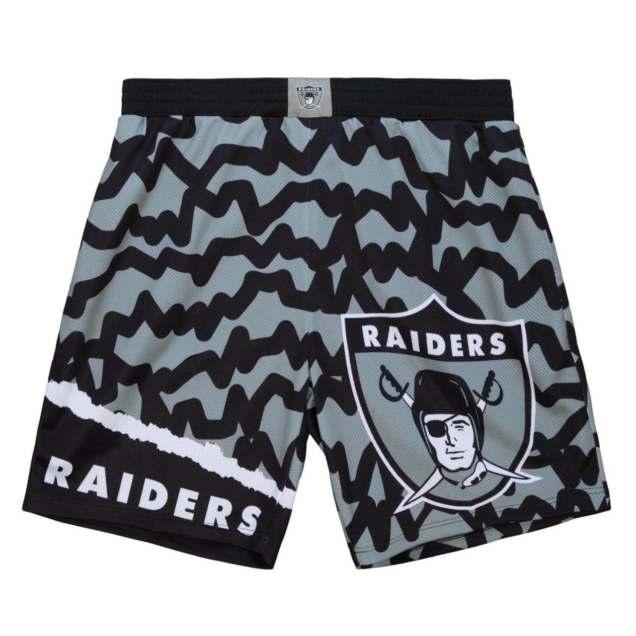 M&N Oakland Raiders JUMBOTRON Basketball Shorts von Mitchell & Ness