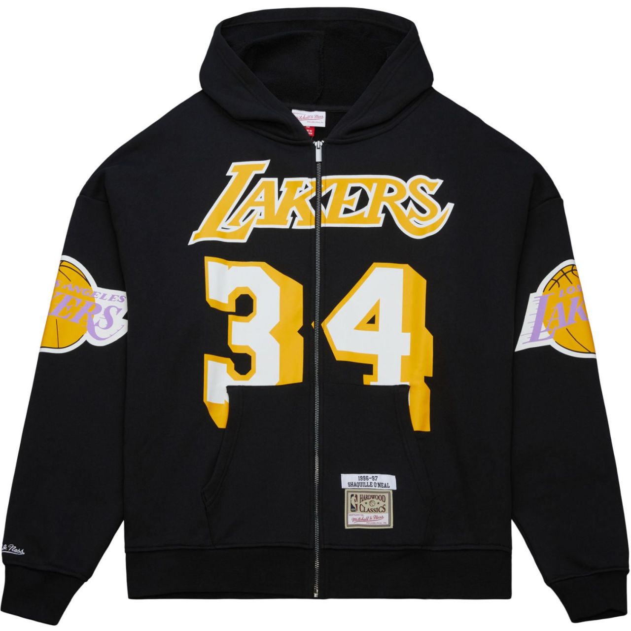 M&N Oversized Zip Hoody - Los Angeles Lakers Shaquille von Mitchell & Ness
