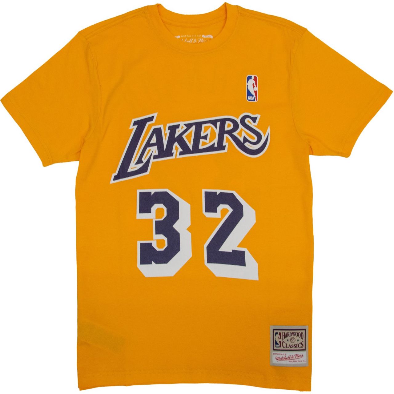 M&N Shirt - Los Angeles Lakers Magic Johnson gelb von Mitchell & Ness