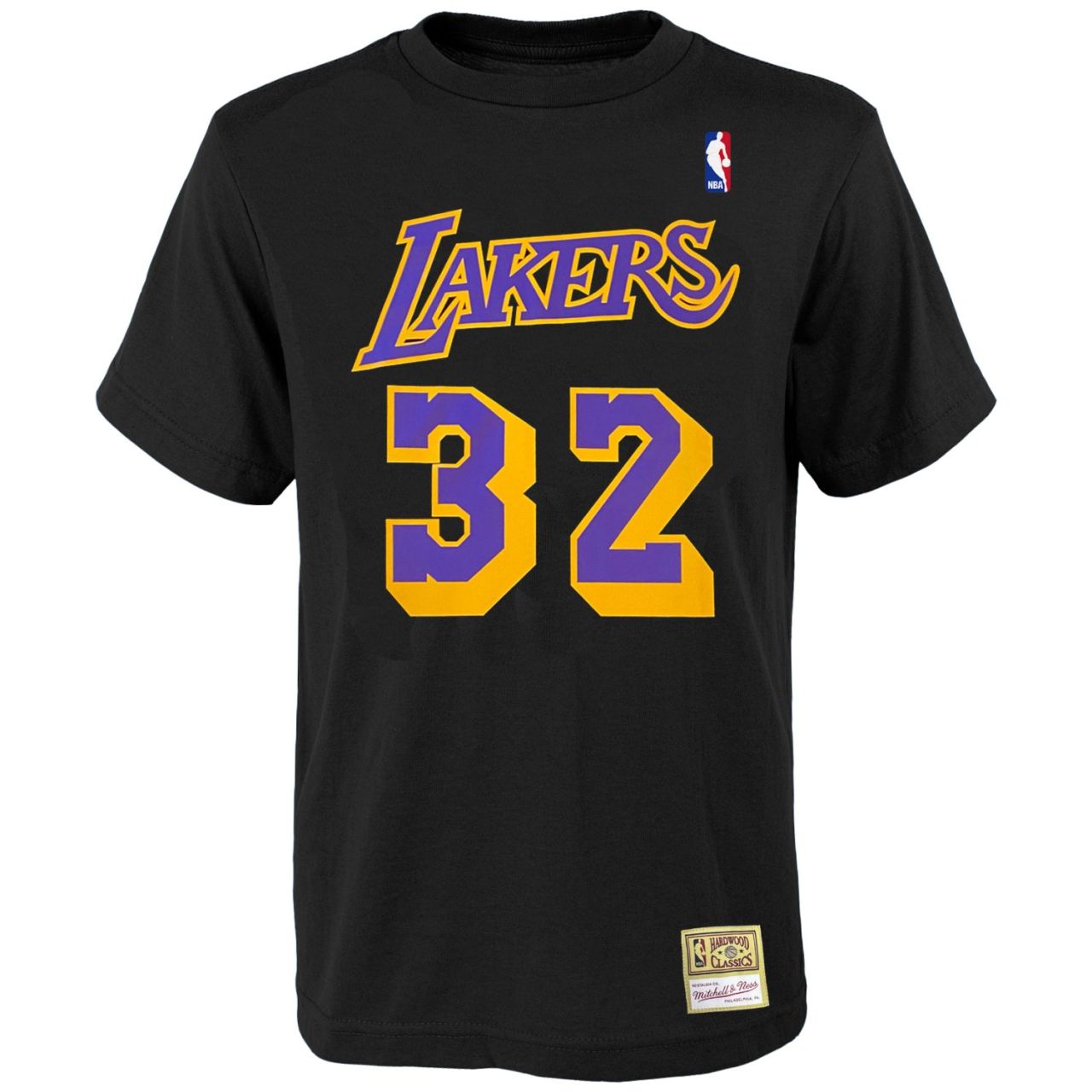 M&N Shirt - Los Angeles Lakers Magic Johnson schwarz von Mitchell & Ness