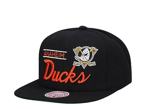 Mitchell & Ness Anaheim Ducks Retro Lock up Snapback Cap von Mitchell & Ness