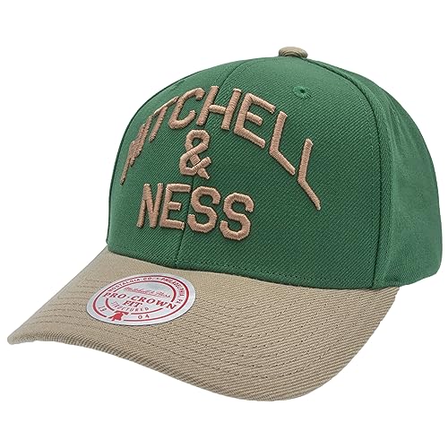 Mitchell & Ness Athletic Arch Snapback, Huntergreen von Mitchell & Ness