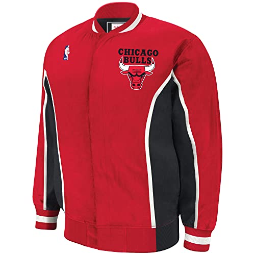 Mitchell & Ness Authentic Warm Up Jacket - Chicago Bulls, S von Mitchell & Ness