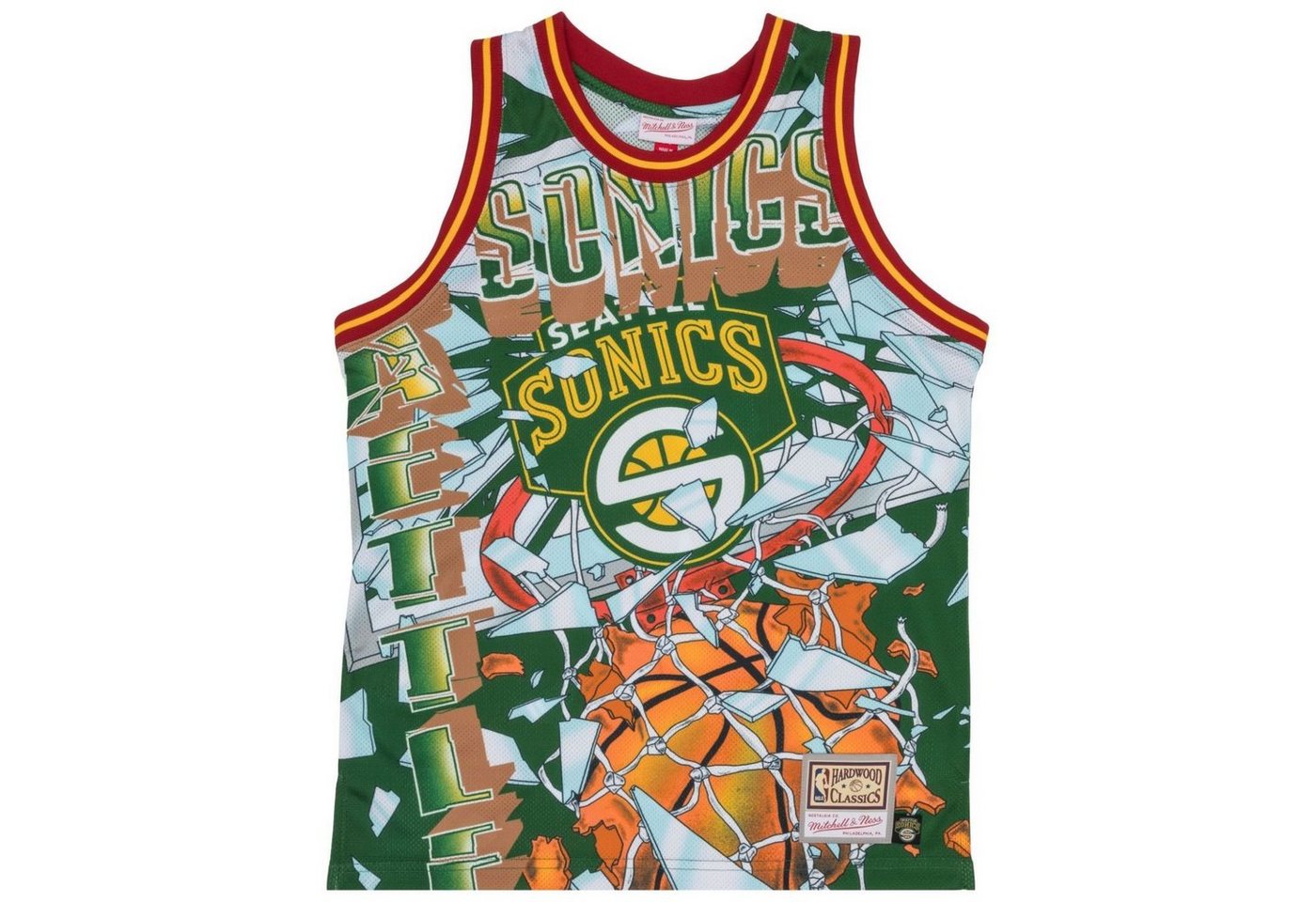 Mitchell & Ness Basketballtrikot Big Face 6.0 Fashion Jersey Seattle SuperSonics von Mitchell & Ness