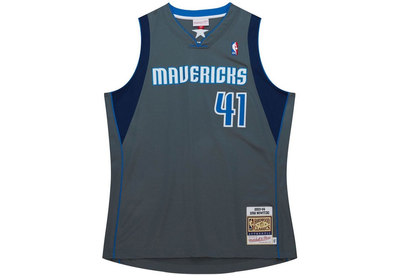 Mitchell & Ness Basketballtrikot Dirk Nowitzki Dallas Mavericks Authentic Swingman von Mitchell & Ness