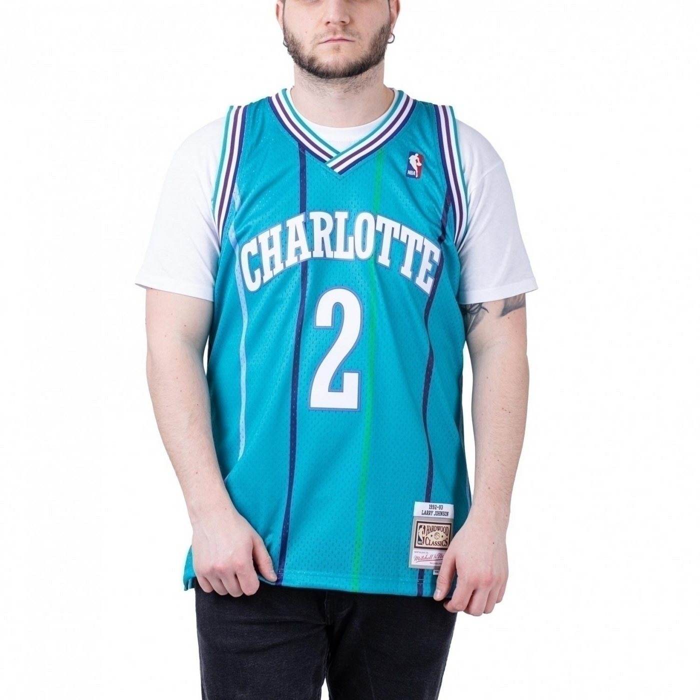 Mitchell & Ness Basketballtrikot Mitchell & Ness NBA Swingman Jersey Charlotte Hornets von Mitchell & Ness