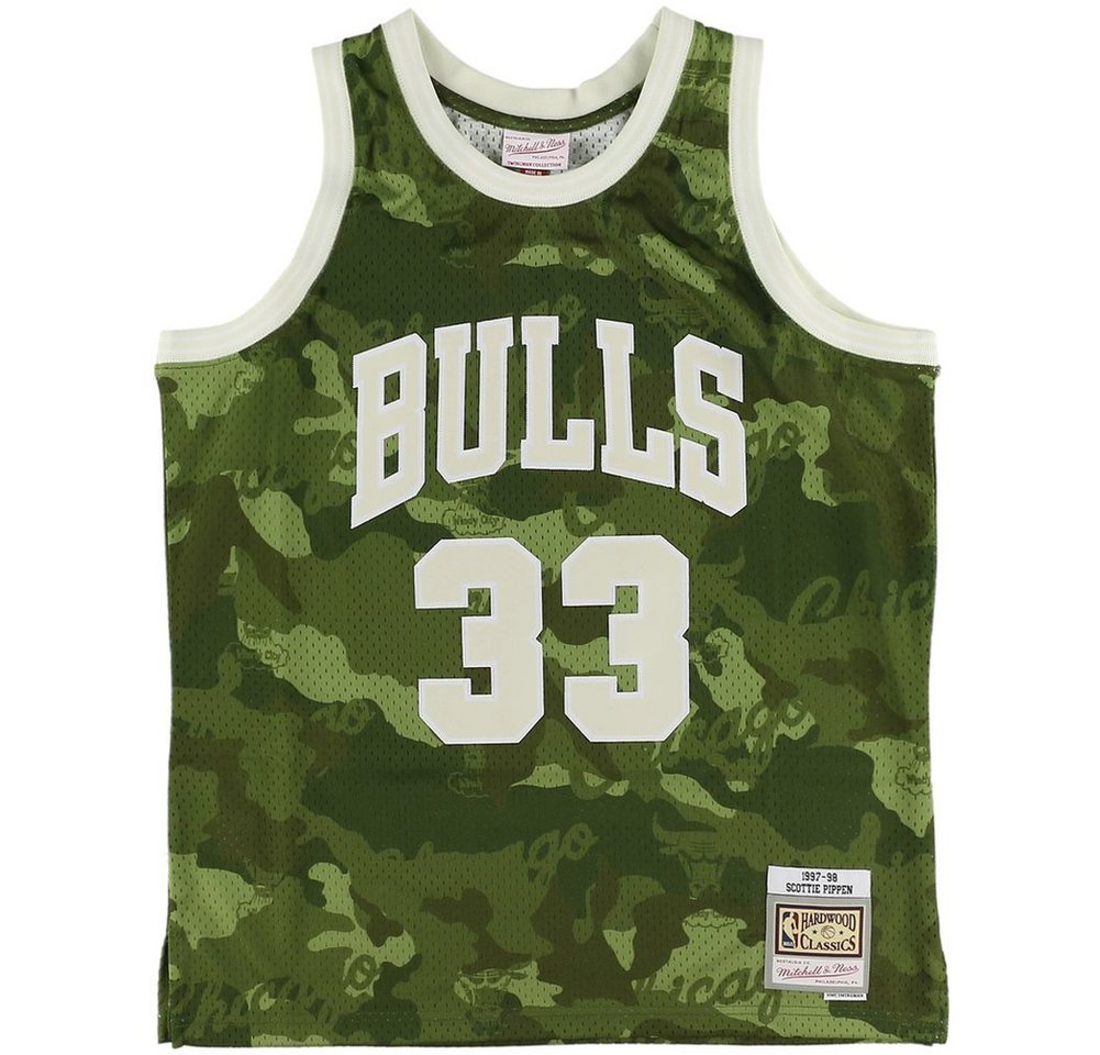 Mitchell & Ness Basketballtrikot Swingman Jersey Chicago Bulls Scottie Pippen ghos von Mitchell & Ness