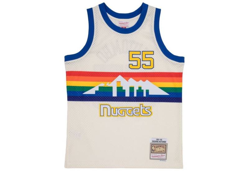Mitchell & Ness Basketballtrikot Swingman Jersey Denver Nuggets OFFWHITE Dikembe Mu von Mitchell & Ness