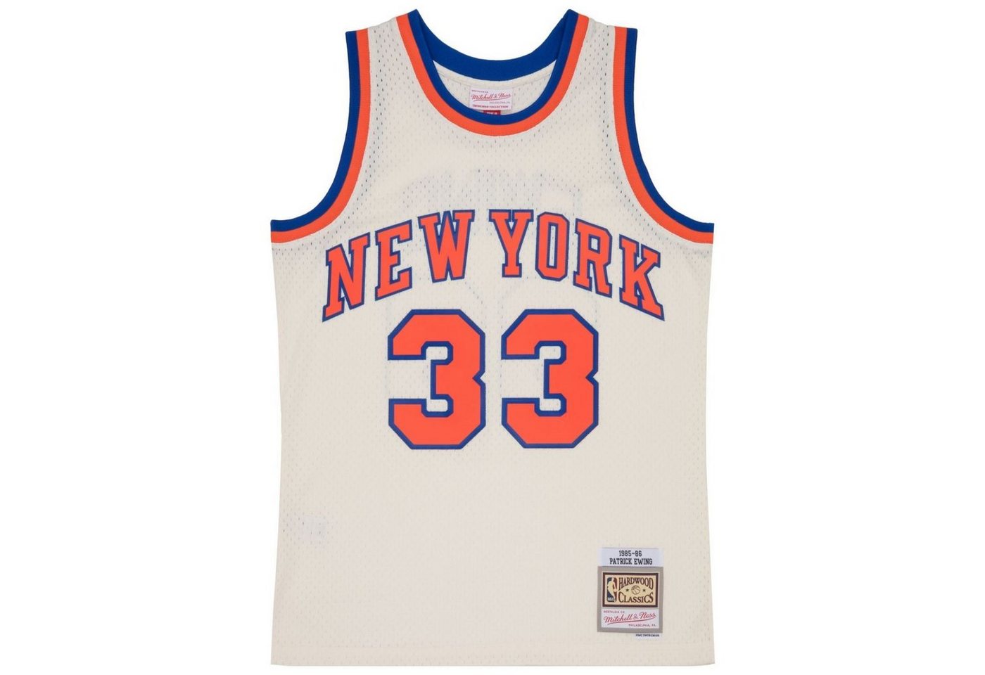 Mitchell & Ness Basketballtrikot Swingman Jersey New York Knicks OFFWHITE Patrick E von Mitchell & Ness