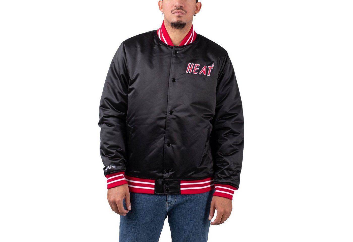 Mitchell & Ness Bomberjacke Mitchell & Ness Heavyweight Satin Jacket von Mitchell & Ness