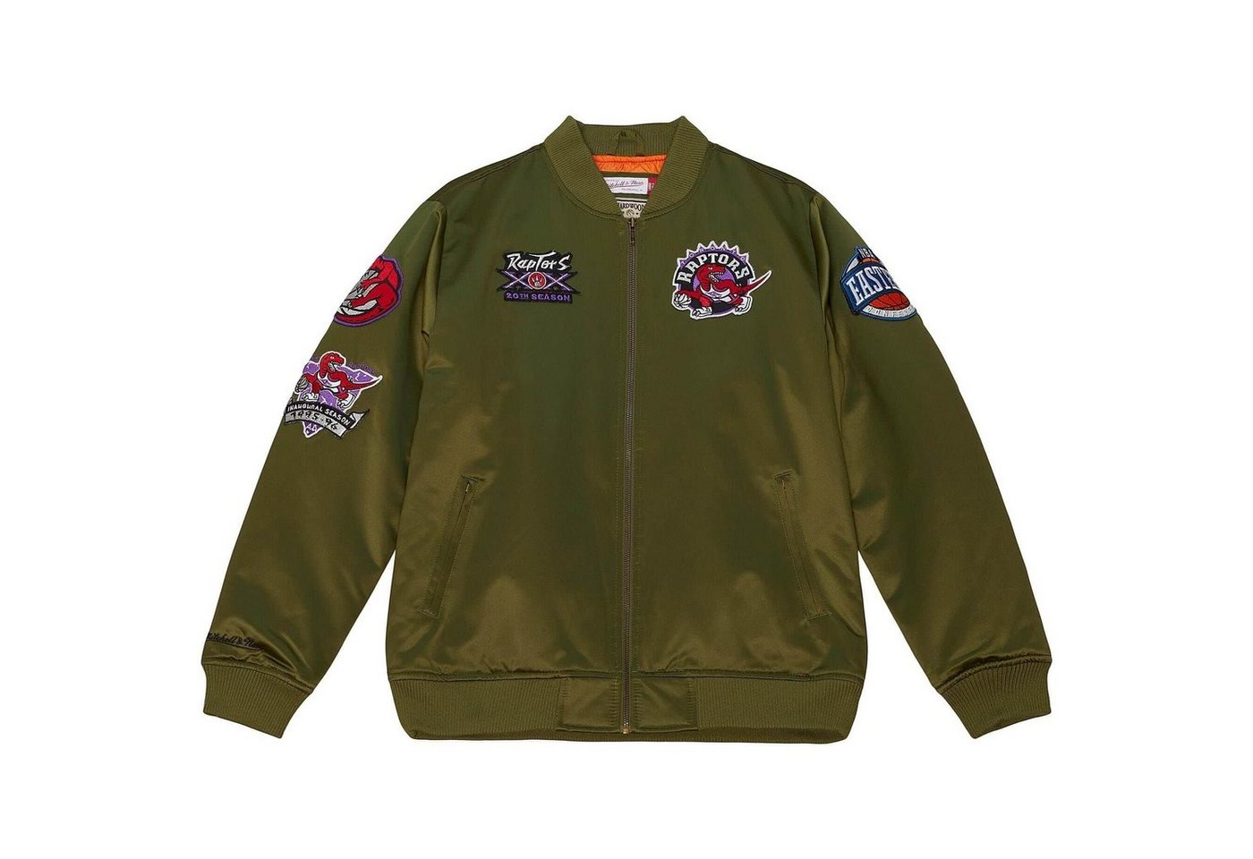 Mitchell & Ness Bomberjacke Satin FLIGHT Toronto Raptors von Mitchell & Ness