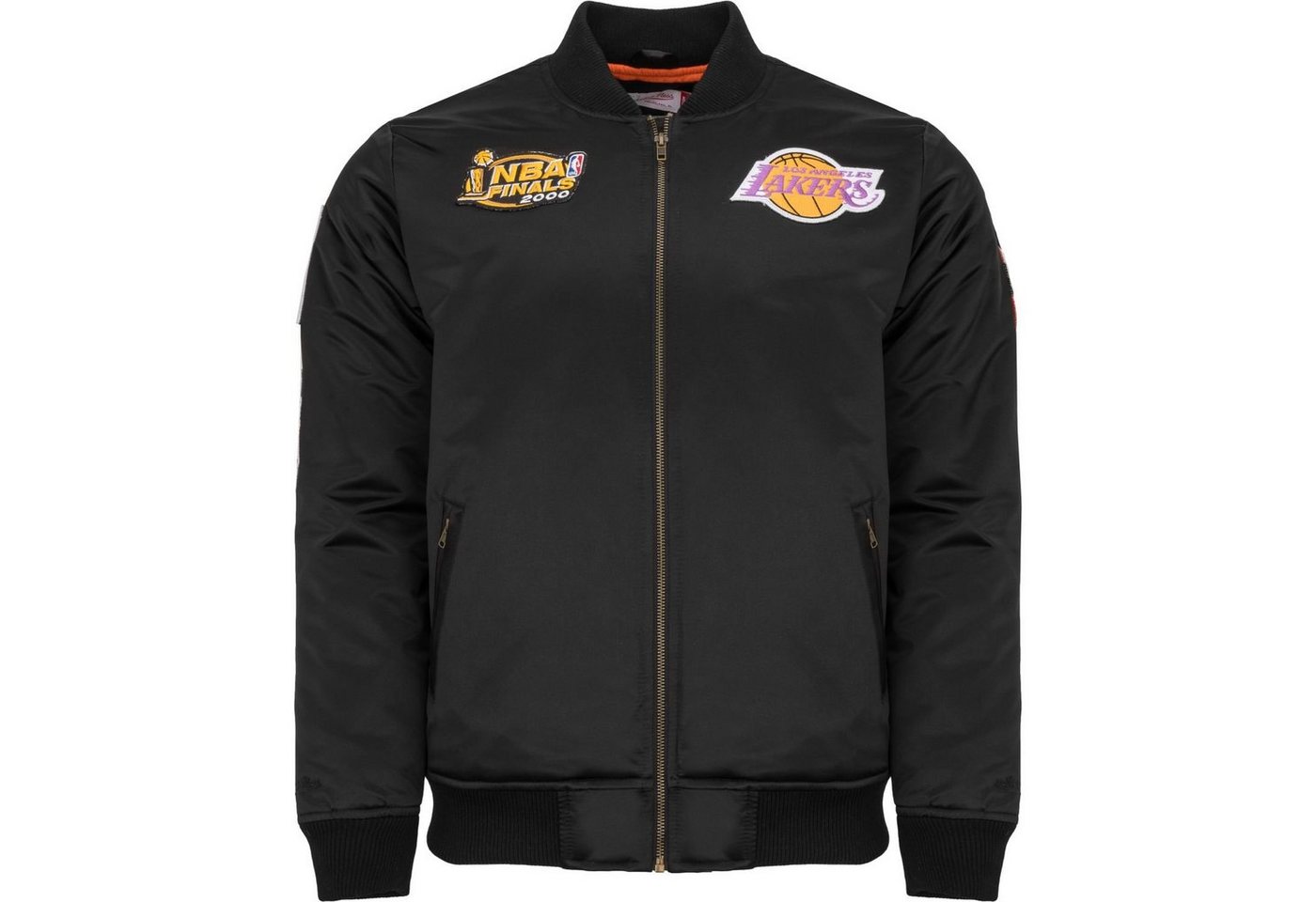 Mitchell & Ness Bomberjacke Satin PATCHES Los Angeles Lakers von Mitchell & Ness