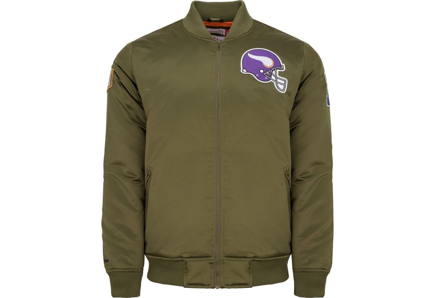 Mitchell & Ness Bomberjacke Satin PATCHES Minnesota Vikings von Mitchell & Ness