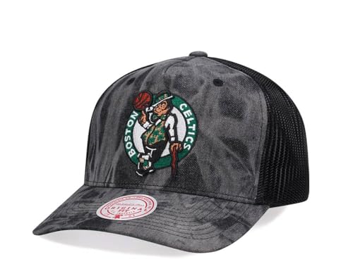 Mitchell & Ness Boston Celtics Burnt Ends Black Trucker Snapback Cap von Mitchell & Ness