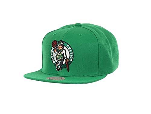 Mitchell & Ness Boston Celtics NBA Conference Patch Green Original Fit Snapback Cap - One-Size von Mitchell & Ness
